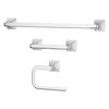 Pfister Bruxie 3-Piece Bathroom Hardware Set with Towel Bar, Towel