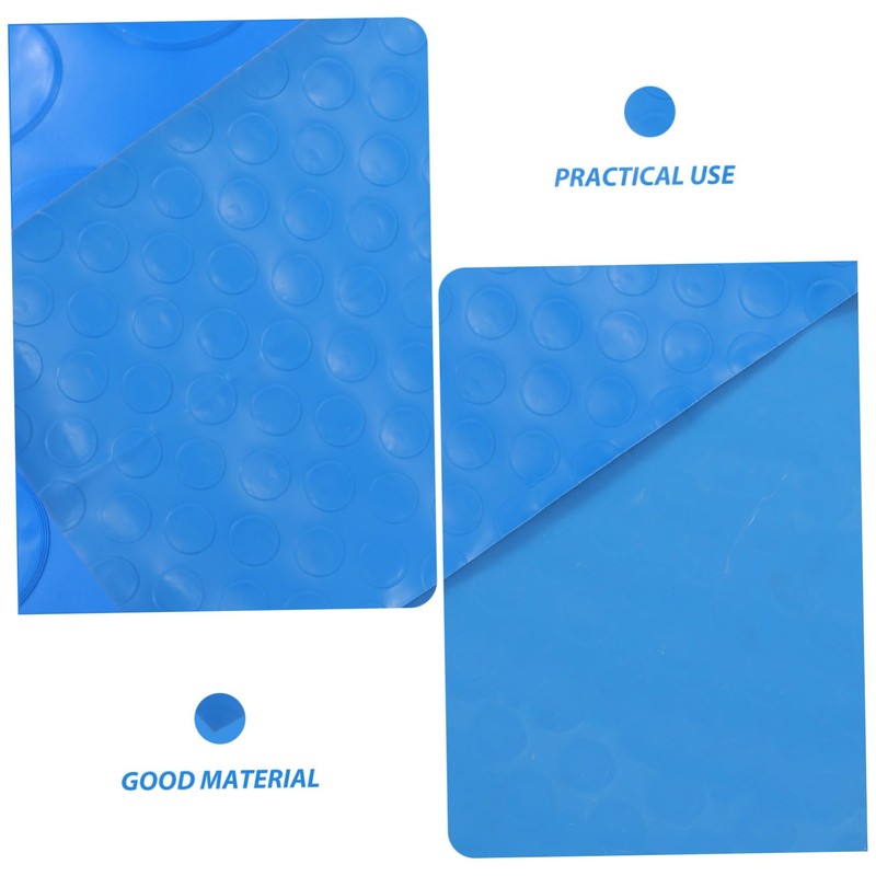 iplusmile 2pcs Non-Slip Pool Ladder Mat Waterproof PVC Protective Pad