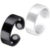 Feraco 2PCS Copper Rings for Women,99.99% Pure Copper Magnetic Therapy