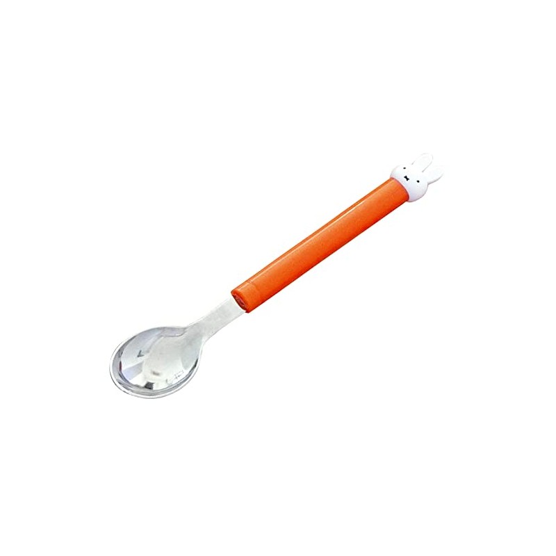 Kaneshotouki 404132 Miffy Spoon with Mascot Cutlery, Red, Red, 5.9