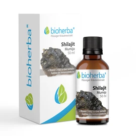 BIOHERBA Shilajit Mumijo Drops, Tincture 50 ml Extract, Plant Extract with Vitamin C, Increases Energy & Vitality, Men's Power, Liquid Drops, PZN: 18217680