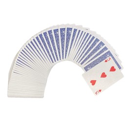 London Magic Works One Way Forcing Deck for Tricks, Blue Back, Hearts Suit, Poker Size (Six)