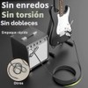 Cable de guitarra de 10 pies, paquete de 2 unidades,