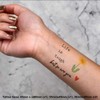 Azeeda 4 x 'Das Leben ist hart' Temporäre Tattoos -