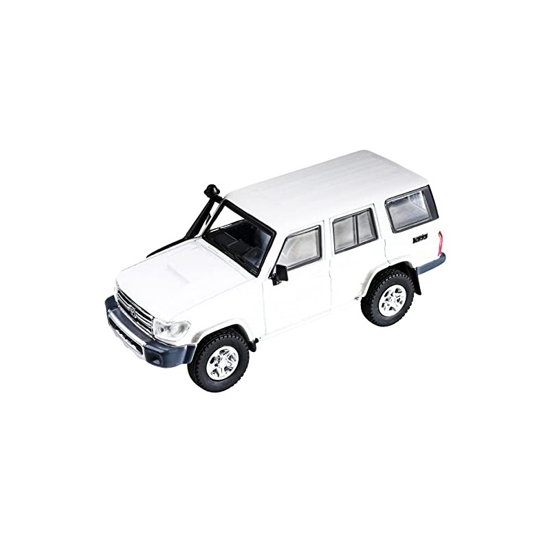 Paragon Models Land Cruiser 76 French Vanilla Pearl White 1/64