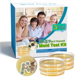 Mold Test Kit for Home- DIY Mold Detector for Home, 3 at Home Mold Air Test Kits - Test HVAC、 Home Surfaces、Indoor Air Quality, Easy Black Mold Testing Kit Includes Detailed Mold Identification Guide