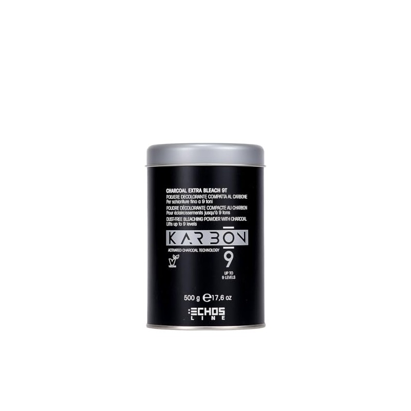 Echosline karbon9 decolorante al carbone 9t 500gr