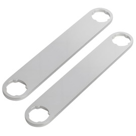 Aigemsi (2-Pack) 4-Lobe Flat Wrench, Compatible with Gerber MP400, MP600, and Center-Drive Multi-Tools, Suitable for Pivot Screw Removal and Adjustment, Dual-End Stainless Steel Maintenance Tool