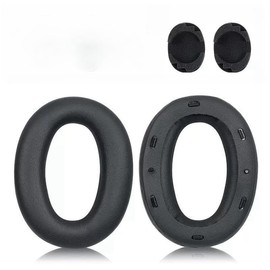 INF 1 Pair Replacement Ear Pads for Sony MDR-1000X WH-1000XM2 Protein Leather Ear Pads Buckle and Soundproof Cotton Easy Installation