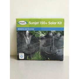 Smart Living 21410R01 SunJet 150+ Plastic Black 14 in. H Solar Fountain