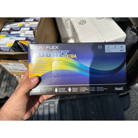 ANSELL GLOVES MICROFLEX Cobalt Ultra SMALL, N171, 200 Gloves.