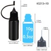 FUNSHOWCASE Dropper Needle Bottle Tool for Resin Liquid Container Blackout
