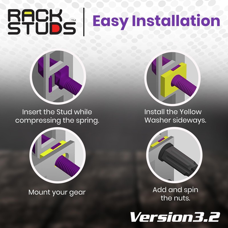 P100 Rack Mount II - Rack Screws for Server Rack
