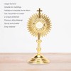 Catholic Table Decoration, Christian Communion Statue Ornament Stable Base Alloy