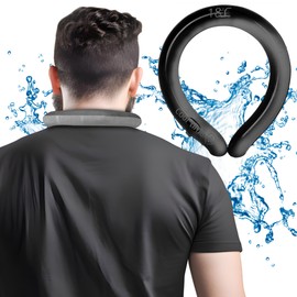 Extra Large Neck Cooling Tube for Heat Relief | Reusable Cooling Neck Ring | Wearable ice Pack for hot Weather | Ice wrap for Sports and Hiking | Personal Cooler for Temperature Regulation (Monster)