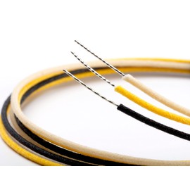 Gavitt Cloth Push-Back Wire for Electric Guitars, 10 Feet ea. of White/Black/Yellow, 22 AWG Copper Stranded, Vintage Textile Braid, Tinned Overcoat