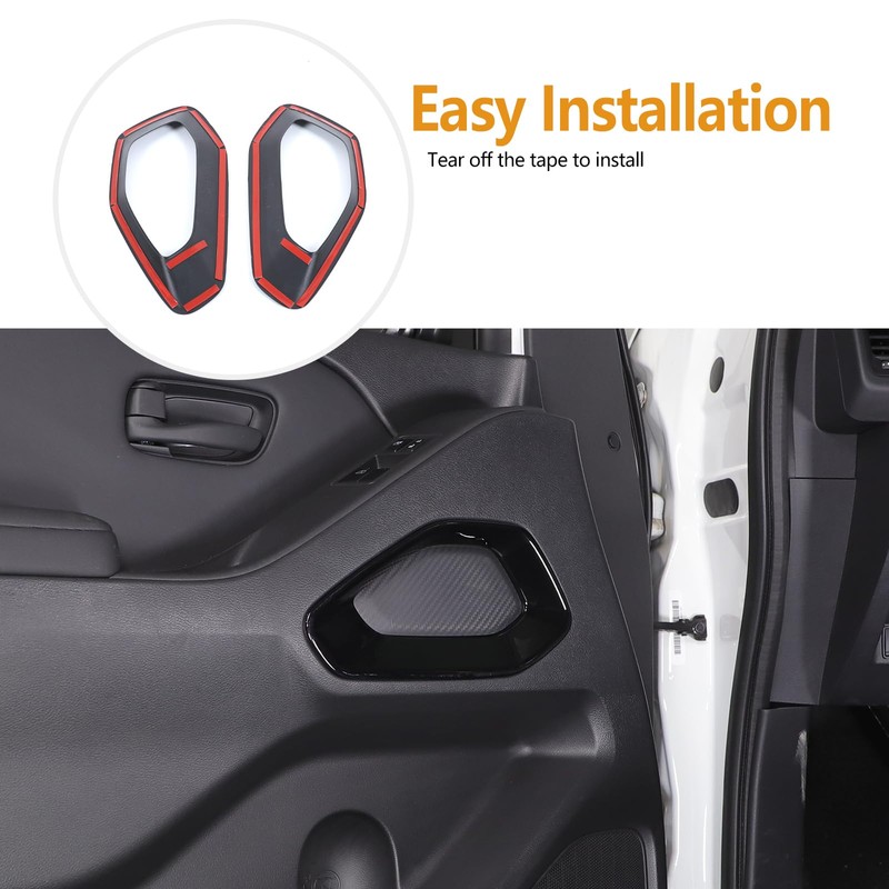 Bekantogy 2PCS Inner Door Panel Cover Trim Compatible with Nissan