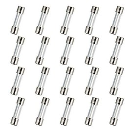 HUAREW T1.6AL250V 20 Pcs 5x20mm Slow Blow Glass Fuse 1.6A 250V 0.2 x 0.78 inch time delay Fuse