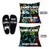 Gamer Gifts for Gamers, Pocket Design Throw Pillow Covers 18