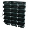 Self-Watering Wall-Mounted Planter Indoor/Outdoor Decor, Wall Planter 18 Pots Vertical