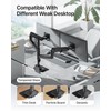 monTEK Adjustable Steel Monitor Mount Reinforcement Plate