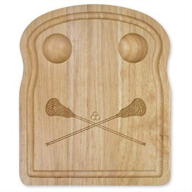 'Lacrosse Sticks' Wooden Breakfast Board (WB00052293)