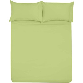 SlumberWell 4 Piece Luxury Soft Microfiber Fitted Bed Sheet Set for Campers, 8 to 12 Inch Deep Pocket, RV King 72 x 80, Sage Green