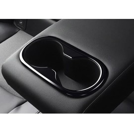 MEKOMEKO CRS-HSBB New Toyota Corolla Cross Dedicated Rear Cup Holder Rear Seat Cup Holder Garnish Interior Panel Interior Parts Scratch Resistant ABS Resin 1P Corolla Cross September 2021 ~ [Black]