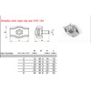 3mm Simplex Wire Clamps Clips Made From Marine Grade Stainless