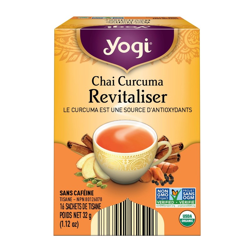 Yogi Tea Chai Turmeric Revitalize (Pack 3) - 48 Tea