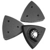 ACTOMASTER 3-1/8" Triangle Sanding Pad with 30 Pcs Sandpaper 80/120/240