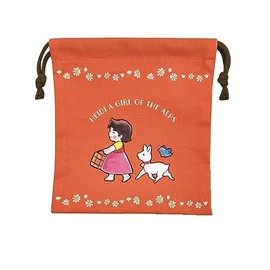 Alpine Girl Heidi Drawstring Bag (Red AH-KI001)