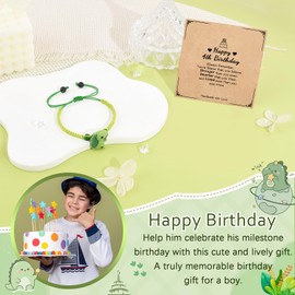 SUNSH Dinosaur Bracelet for Boys - Birthday, Christmas & for Male Recipients