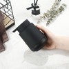 GAHEFY Black Foam Hand Soap Dispenser with Silicone Boot for
