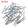 X AUTOHAUX 40 Pieces Aluminium Blind Rivets Pop Rivets 5