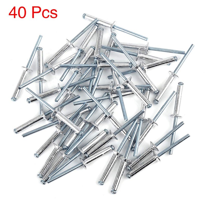 X AUTOHAUX 40 Pieces Aluminium Blind Rivets Pop Rivets 5