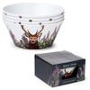 Puckator Wild Stag 4Pc Reusable Picnic Bowls Out of Recycled