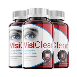 VisiClear 3-Pack VisiClear Advanced Eye Formula for Eyes Supplement Formula- 180 Capsules