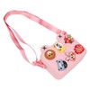 Kids Single Shoulder Camera Bag DIY Cartoon Decors Shock Absorbing