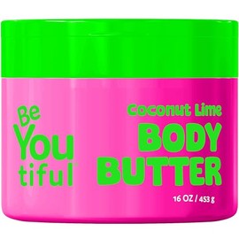 Beyoutiful Manteca Corporal De Coco Y Lima Para Piel Seca, Vitamina E, Aceite De Coco Y Manteca De Karité, Crema Hidratante Sin Crueldad Animal Para N