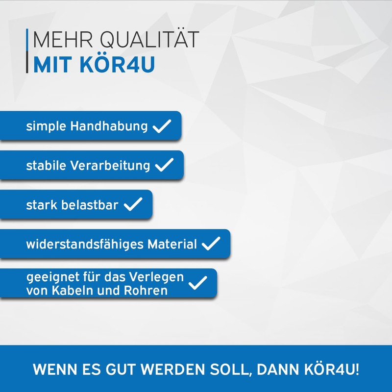 kör4u Perforated Mounting Tape 19 mm x 10 m, Perforated