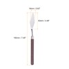 HARFINGTON Palette Knife 16mm Knife Width Pointed Tip Solid Wood