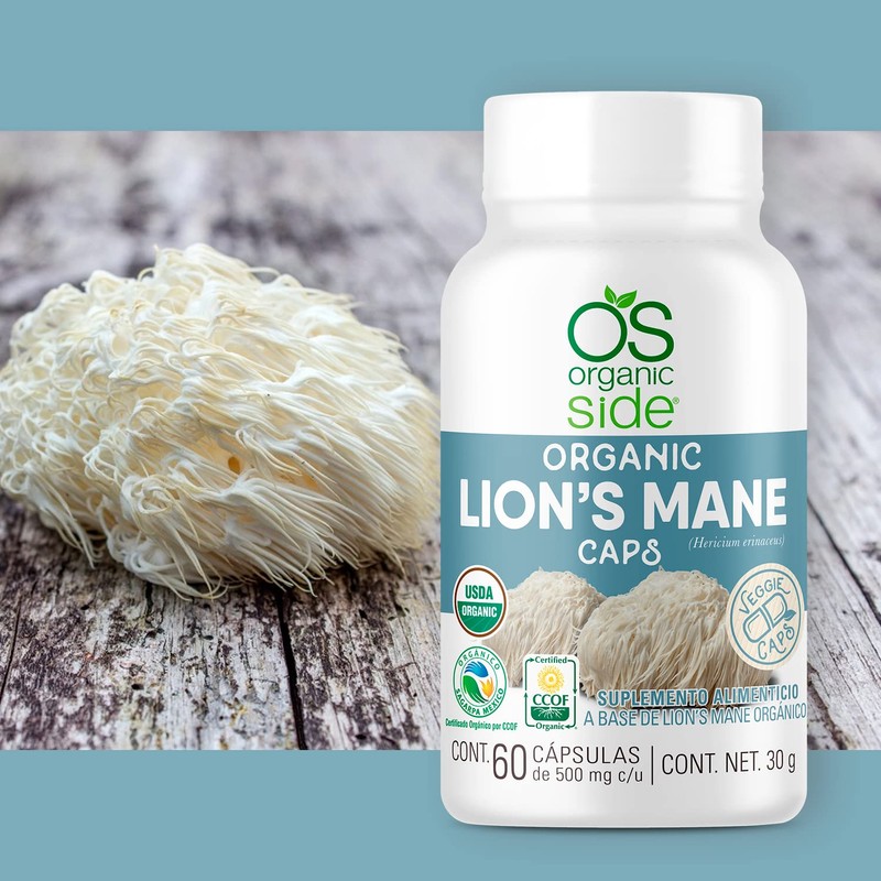Organic Side - Cápsulas de Melena de León Orgánicas -