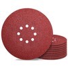 9 inch Sanding Discs 8 Holes 40 Grit Hook and