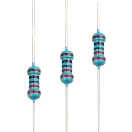Kaiserberg 220Ω Ohm Resistors (Pack of 10) - 220R 1/4W Metal Film, ±1% Tolerance - Ideal for DIY Electronics Projects