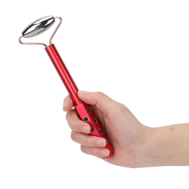 Germanium Granule Face Beauty Roller Massager Terahertz Stone Massage Tool