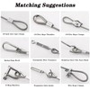 Roxanned 1/8" Stainless Steel Cable,100ft Wire Rope Kit Turnbuckles for