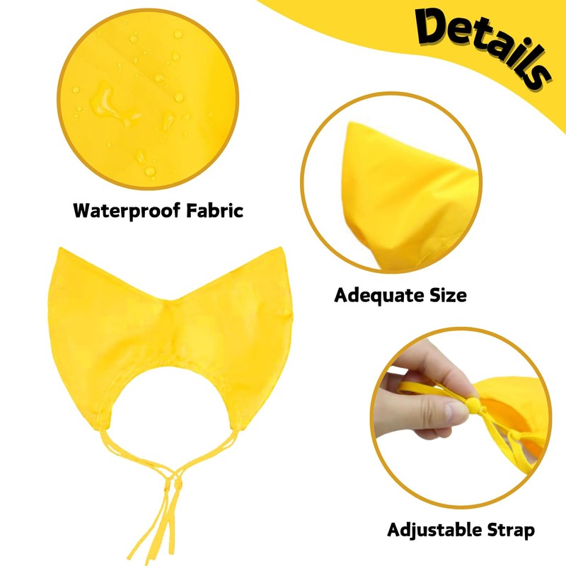 Pet Shower Cap - Waterproof Shower Caps for Sphynx Reusable