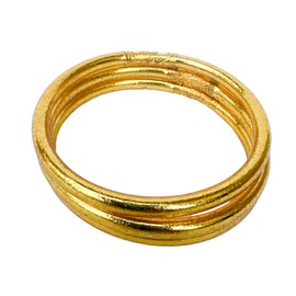 EMME Bangles EVERYDAY RAIN OR SHINE BRACELETS THAI, Large, Silver Brass, no gemstone