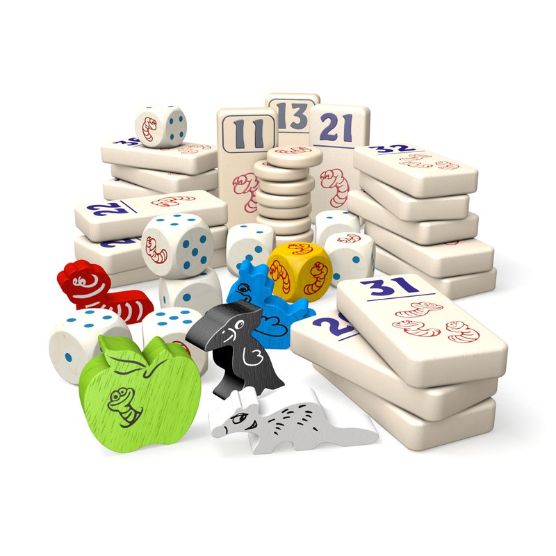 Zoch - Heckmeck am Bratwurmeck Cards and Dice Game, -